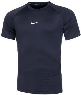 Nike Dri-Fit Pro Tight Fitness T-shirt Heren donkerblauw - M,L,XL,XXL