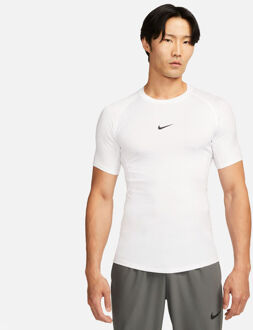 Nike Dri-Fit Pro Tight Fitness T-shirt Heren wit - L