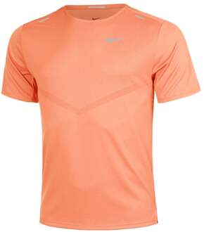 Nike Dri-Fit Rise 365 Hardloopshirt Heren-Oranje - XXL