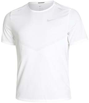 Nike Dri-Fit Rise 365 Hardloopshirt Heren-Wit,Zilver - XL