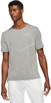 Nike Dri-FIT Rise 365 T-Shirt Heren zwart/grijs - XL