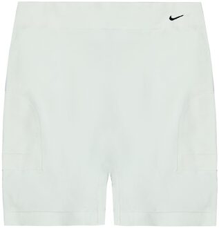 Nike Dri-Fit Seamless Shorts Trainingsshort Hardlopen Wit Dames Sportbroekjes 241080 102