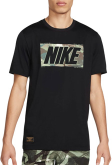 Nike Dri-FIT Shirt Heren zwart - groen - bruin - L