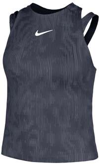 Nike Dri-Fit Slam Tanktop Dames-Donkerblauw,Wit - XL