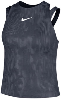 Nike Dri-Fit Slam Tanktop Dames-Donkerblauw,Wit - XL