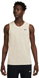 Nike Dri-FIT Solar Chase Singlet Heren beige - L