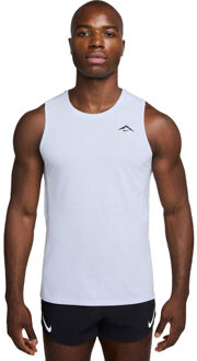 Nike Dri-FIT Solar Chase Singlet Heren lichtblauw - XL