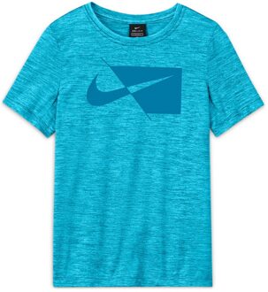 Nike dri-fit sportshirt blauw kinderen - 140