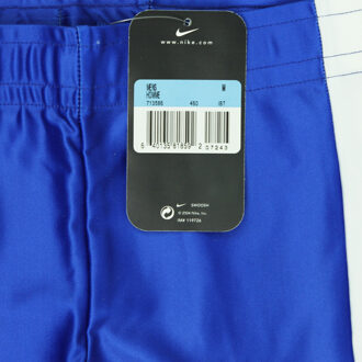 Nike Dri-Fit Stretch Taille Blauw Wit Heren Hardloopshort 713586 460