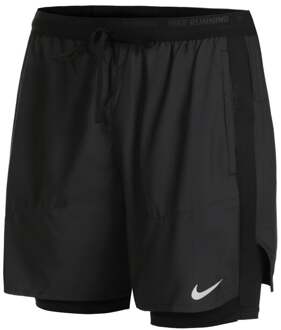 Nike Dri-Fit Stride 2in1 7in Hardloopshorts Heren-Zwart,Grijs