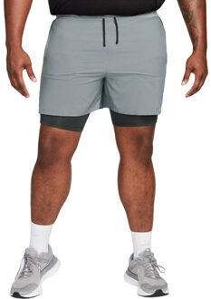 Nike Dri-FIT Stride 5'' 2in1 Short Heren zwart/grijs