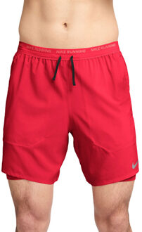 Nike Dri-FIT Stride 7'' 2in1 Short Heren rood - L