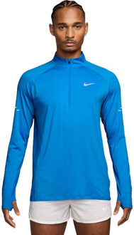 Nike Dri-FIT Stride Longsleeve 1/2-Zip Heren blauw - 2XL