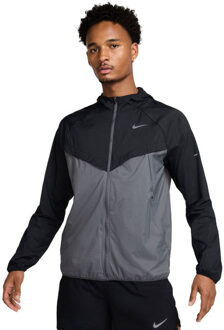 Nike Dri-FIT Stride Repel Jack Heren zwart/grijs - M