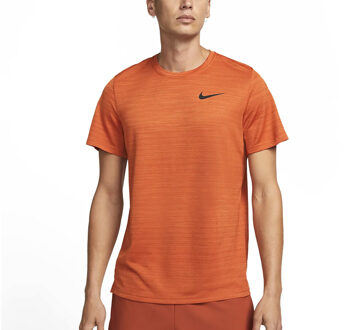 Nike Dri-FIT Superset Short Sleeve Top - Trainingsshirt Oranje