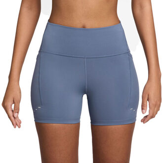 Nike Dri-FIT Swift High-Rise 4'' Short Dames blauw