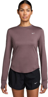 Nike Dri-FIT Swift Longsleeve Crew Dames bordeaux - XL