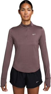 Nike Dri-FIT Swift Longsleeve Half-Zip Dames bordeaux