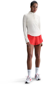 Nike Dri-FIT Swift Longsleeve Half-Zip Dames wit
