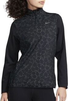 Nike Dri-FIT Swift Top Dames zwart - wit - L