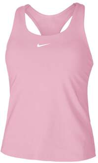 Nike Dri-Fit Swoosh Bra Tanktop Dames-Oud Roze,Pink - XL
