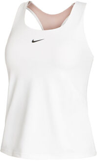 Nike Dri-Fit Swoosh Bra Tanktop Dames-Wit - M