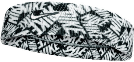 Nike Dri-Fit Swoosh Classic Printed Headband zwart - ONE-SIZE
