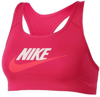 Nike Dri-Fit Swoosh Club Graphic Sport-bh Dames pink - XS,S