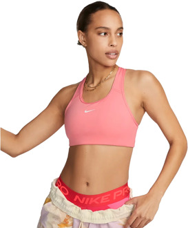 Nike Dri-fit swoosh medium support sport bh Roze - L