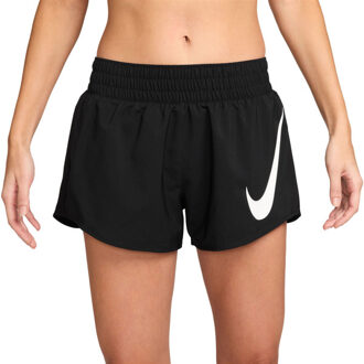 Nike Dri-FIT Swoosh Mid Rise 3'' Short Dames zwart - XL