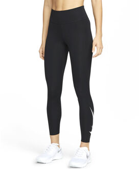 Nike Dri-FIT Swoosh Run 7/8 Tight - Dames Legging Zwart - XS