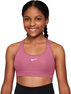 Nike Dri-FIT Swoosh Sport BH Meisjes lichtroze