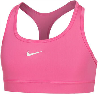Nike Dri-Fit Swoosh Sport-bh Meisjes pink - M,L