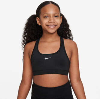 Nike Dri-Fit Swoosh Sport-bh Meisjes zwart - L