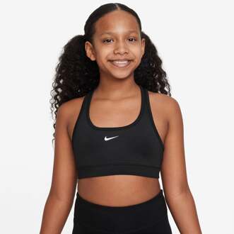 Nike Dri-Fit Swoosh Sport-bh Meisjes zwart