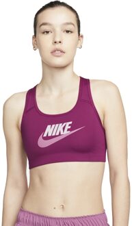 Nike Dri-Fit Swoosh Sport BH S Paars