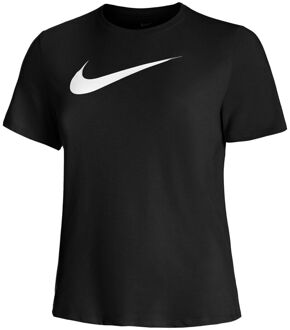 Nike Dri-Fit Swoosh T-shirt Dames zwart - XS,S