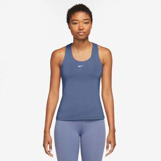 Nike Dri-Fit Swoosh Tanktop Dames blauw - XL