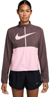 Nike Dri-FIT Swoosh Tempo Jack Dames bordeaux - XL