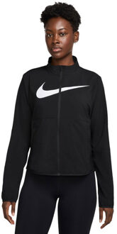 Nike Dri-FIT Swoosh Tempo Jack Dames zwart/wit - L