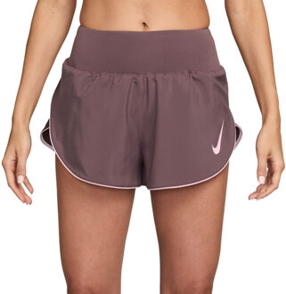 Nike Dri-FIT Swoosh Tempo Short Dames bordeaux - XS