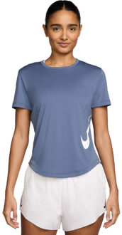 Nike Dri-FIT Swoosh Tempo T-Shirt Dames blauw - L