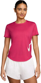 Nike Dri-FIT Swoosh Tempo T-Shirt Dames roze