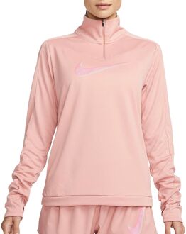 Nike Dri-FIT Swoosh Top Dames roze - L