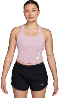 Nike Dri-FIT SwooshTempo Singlet Dames roze - M