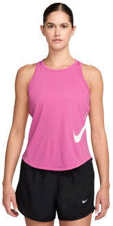 Nike Dri-FIT SwooshTempo Singlet Dames roze - XS