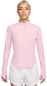 Nike Dri-FIT Tempo Swoosh 1/2-zip Longsleeve Dames roze - XL
