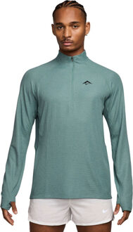 Nike Dri-FIT Trail 1/2-Zip Longsleeve Heren groen - S