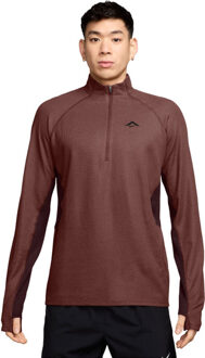 Nike Dri-FIT Trail 1/2-Zip Longsleeve Heren rood - S