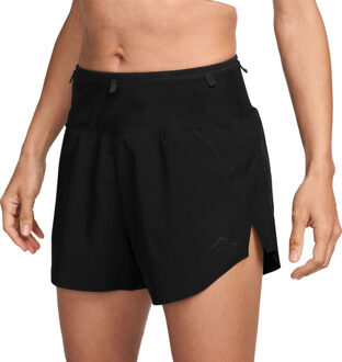 Nike Dri-FIT Trail 3'' Short Dames zwart - L